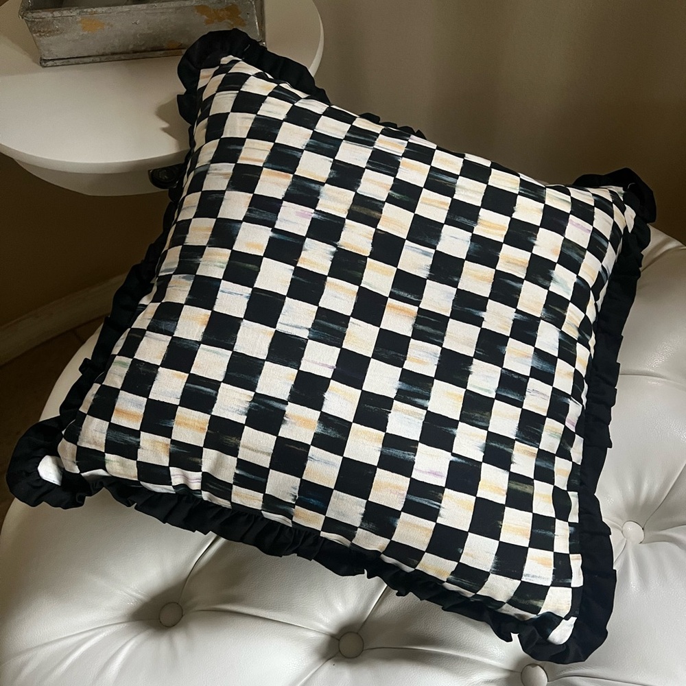MC Courtly Check Throw Pillow